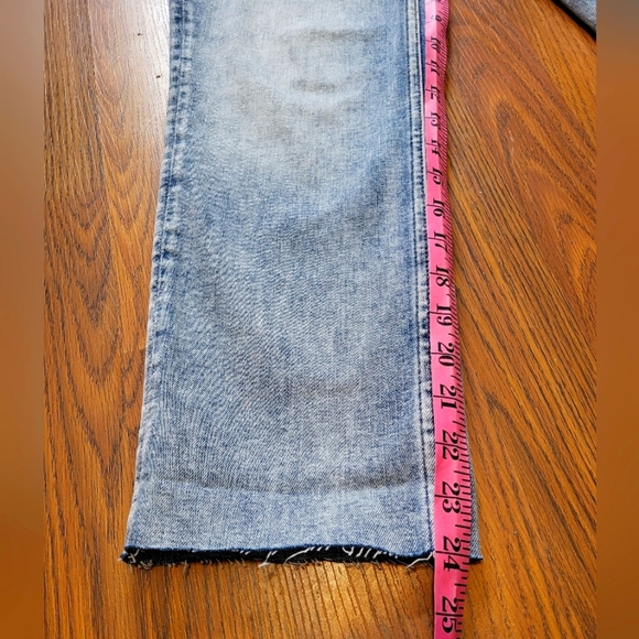 Silver Elyse Slim Light Blue Denim Cut Off Jeans W27/L24 CA00508 - Picture 6 of 11